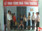 Hội bảo trợ Người khuyết tật – Trẻ mồ côi – Bệnh nhân nghèo huyện Hớn Quản đã vận động xây tặng 15 căn nhà tình thương