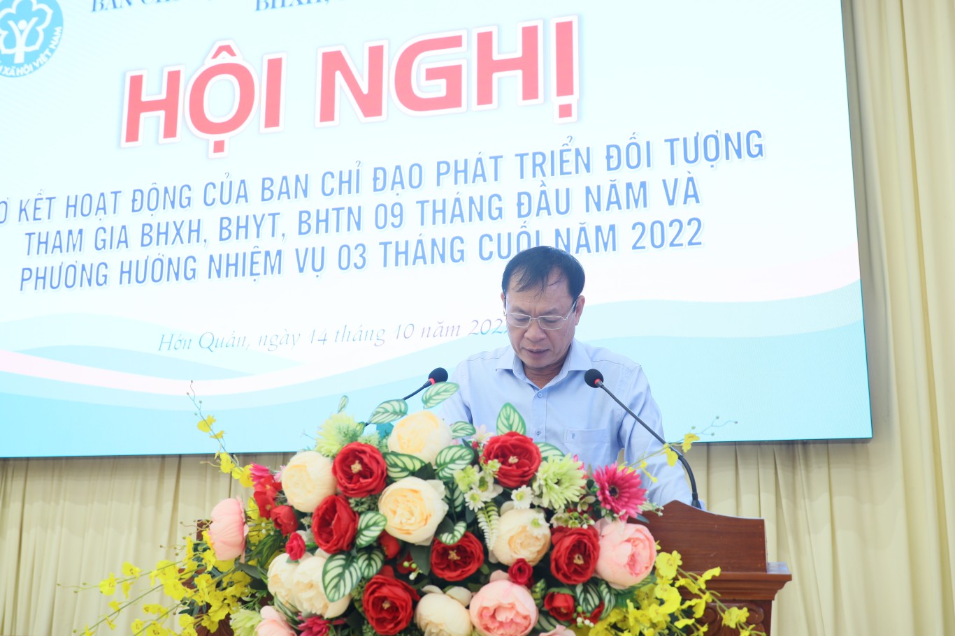 Phó CT UBND huyện Nguyễn Văn Hạ phát biểu chỉ đạo tại hội nghị