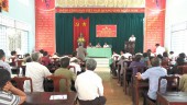 Đại biểu HĐND tỉnh cùng tổ đại biểu HĐND huyện buổi tiếp xúc với cử tri tại 2 xã An Khương và Tân Lợi