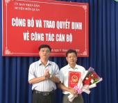 Hớn Quản! Phan Văn Diến, giữ chức vụ Phó Giám đốc BQL dự án đầu tư xây dựng huyện