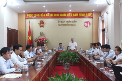 Giám đốc Sở TTTT - Nguyễn Minh Quang phát biểu tại buổi làm việc