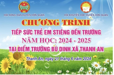 Tiếp sức trẻ em S Tiêng đến trường, năm học 2024 2025