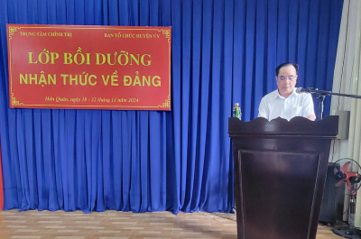 HỚN QUẢN: 71 HỌC VIÊN HOÀN THÀNH CHƯƠNG TRÌNH LỚP BỒI DƯỠNG NHẬN THỨC VỀ ĐẢNG ĐỢT 2 NĂM 2024