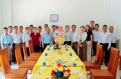 LÃNH ĐẠO HUYỆN HỚN QUẢN THĂM, CHÚC TẾT CÁC CƠ SỞ TÔN GIÁO TRÊN ĐỊA BÀN NHÂN DỊP TẾT ẤT TỴ 2025