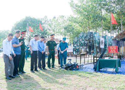 HỚN QUẢN: KHAI MẠC HỘI THI MÔ HÌNH HỌC CỤ, GIÁO ÁN, BÀI GIẢNG VÀ SÁNG KIẾN KỸ THUẬT PHỤC VỤ HUẤN LUYỆN NĂM 2025