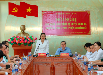 HỘI NGHỊ BCH ĐẢNG BỘ HUYỆN (PHIÊN CHUYÊN ĐỀ) THẢO LUẬN, THÔNG QUA ĐỀ ÁN NHÂN SỰ SAU SẮP XẾP ĐƠN VỊ HÀNH CHÍNH CẤP XÃ