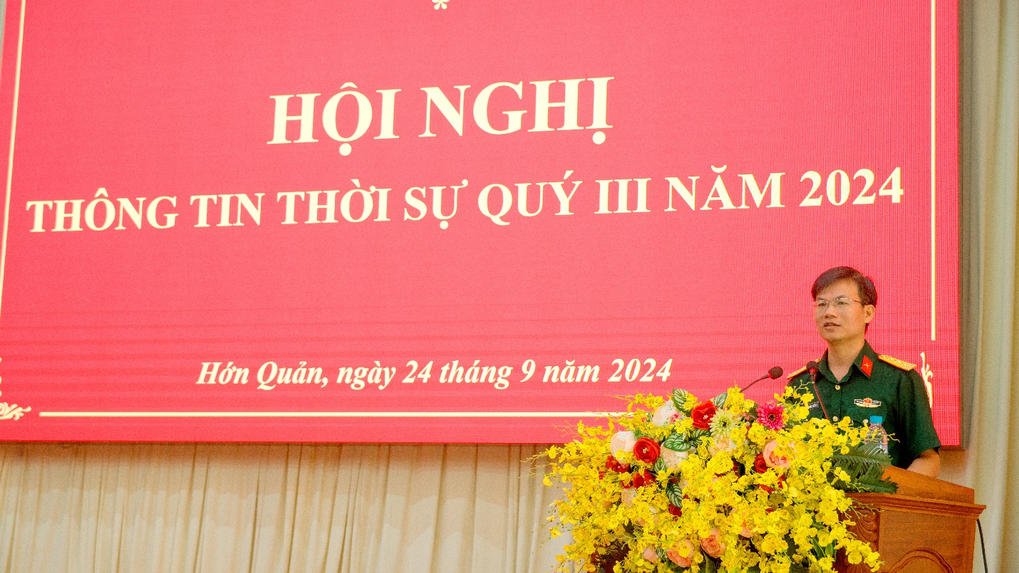 Huyện Hớn Quản tổ chức Hội nghị thông tin thời sự quý III/2024