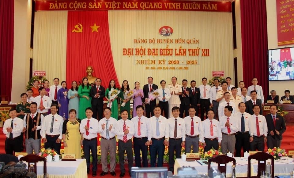 Đại hội đại biểu Đảng bộ huyện Hớn Quản nhiệm kỳ 2020 - 2025.