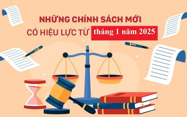 Nhiều chính sách có hiệu lực từ tháng 1/2025. Ảnh minh hoạt: nguồn internet.