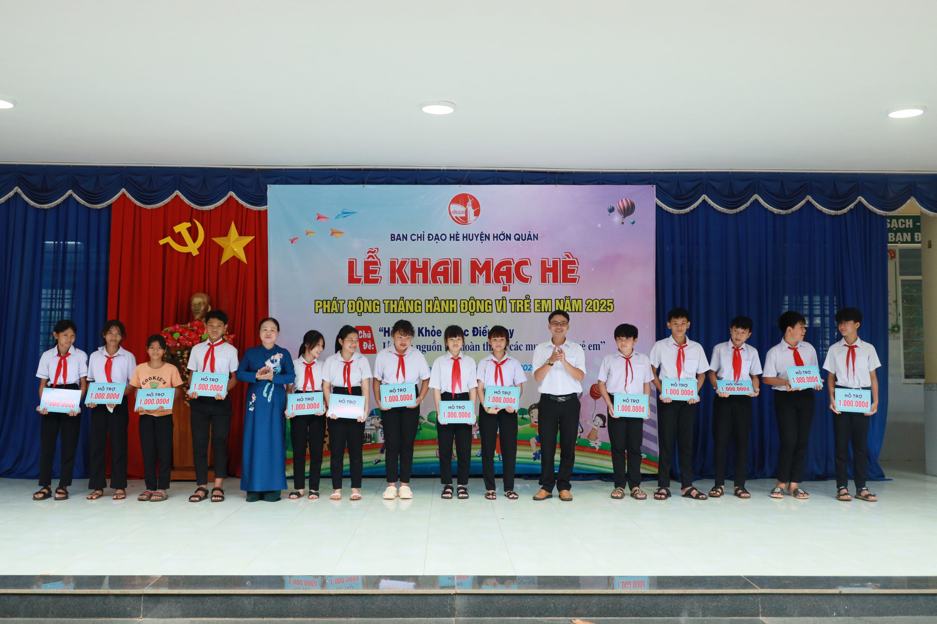 HỚN QUẢN KHAI MẠC HÈ VÀ PHÁT ĐỘNG THÁNG HÀNH ĐỘNG VÀ TRẺ EM NĂM 2025