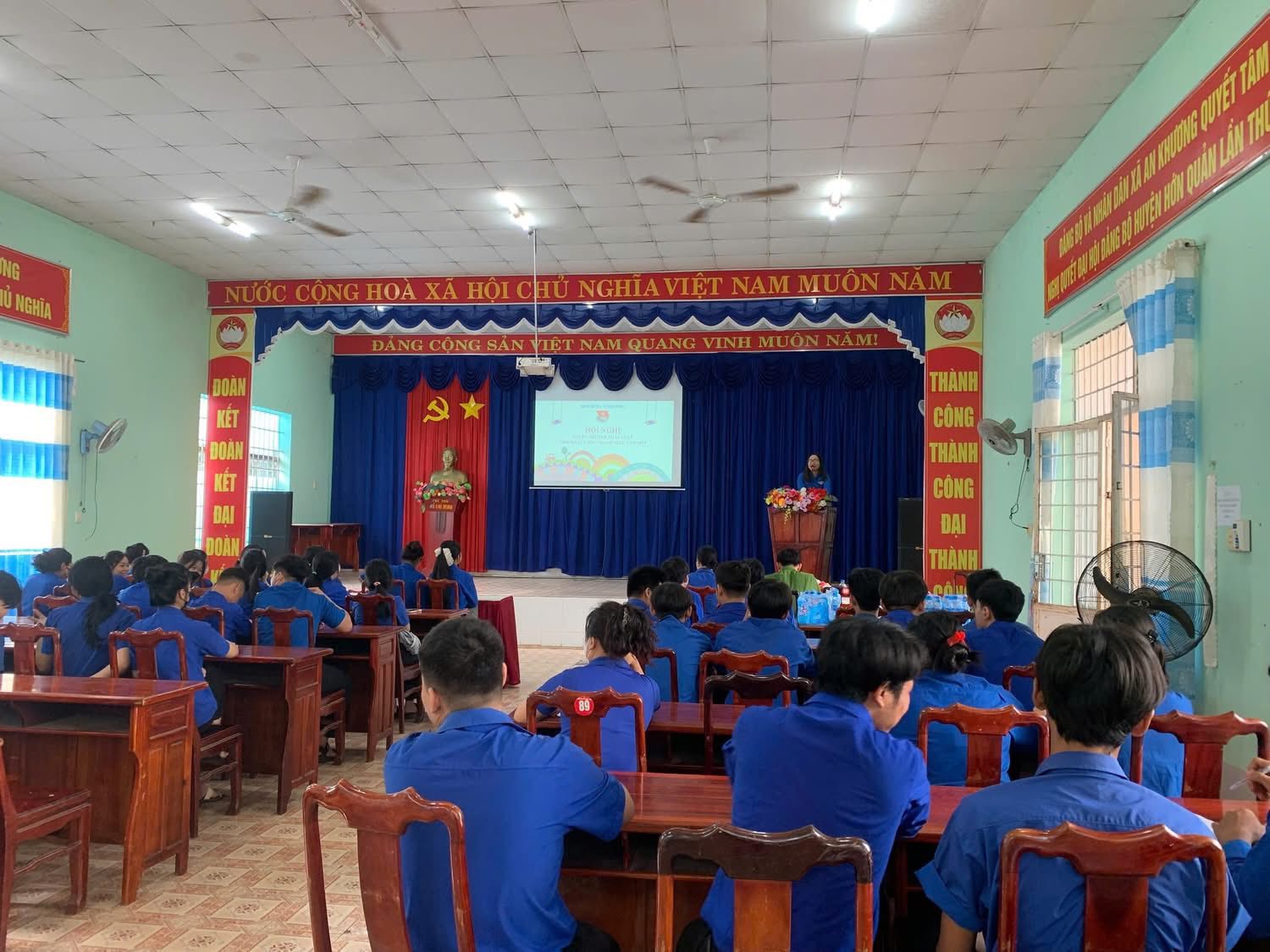 Xã Đoàn An Khương tổ chức uyên truyền pháp luật. Ảnh: xã Đoàn An Khương.